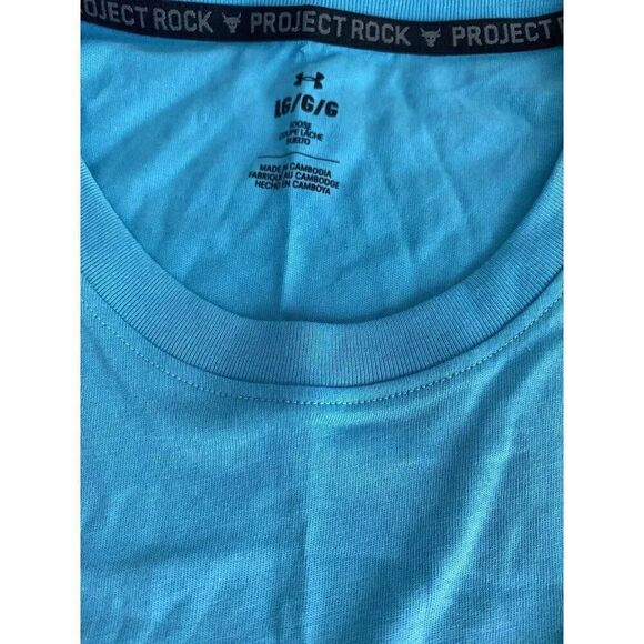 Under Armour UA Project Rock Brahma Bull Muscle Tank Top 1373787-433 Men's Sz L - Picture 4 of 10